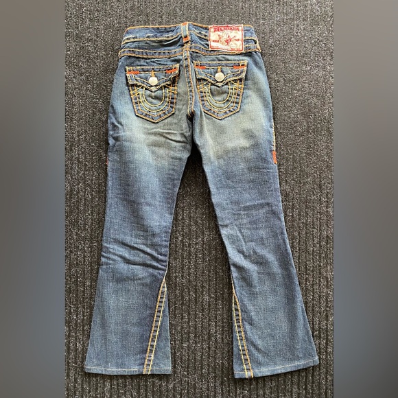 True Religion designer jeans JOEY SUPER T -size 26. AWESOME COLOR WAY!!! RARE! - Picture 10 of 15